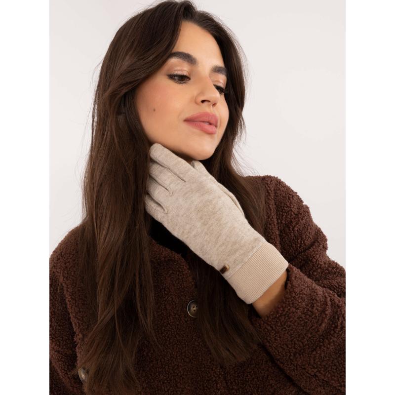 Női zsinórkesztyű bézs