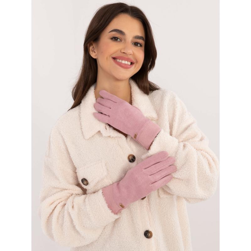 Női szigetelt kesztyű világos rózsaszín