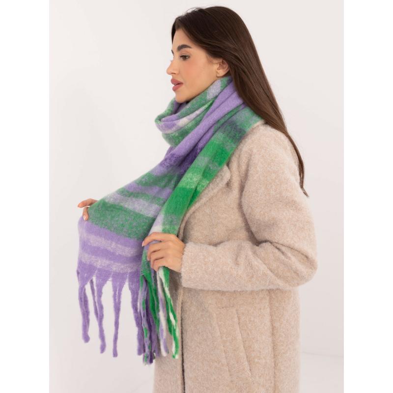 Női sál nőknek lila és zöld