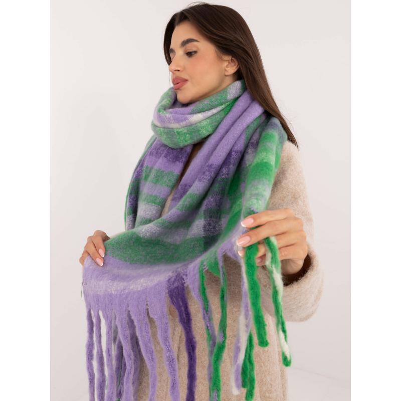 Női sál nőknek lila és zöld