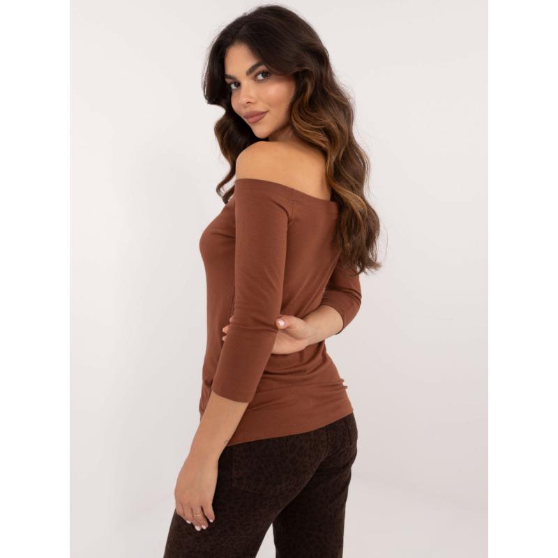 Női pöttyös blúz Blink BASIC FEEL GOOD barna