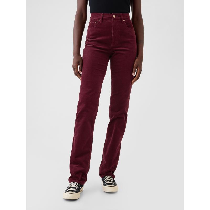 Manšestrové nohavice s vysokým vzrastom z 90. rokov