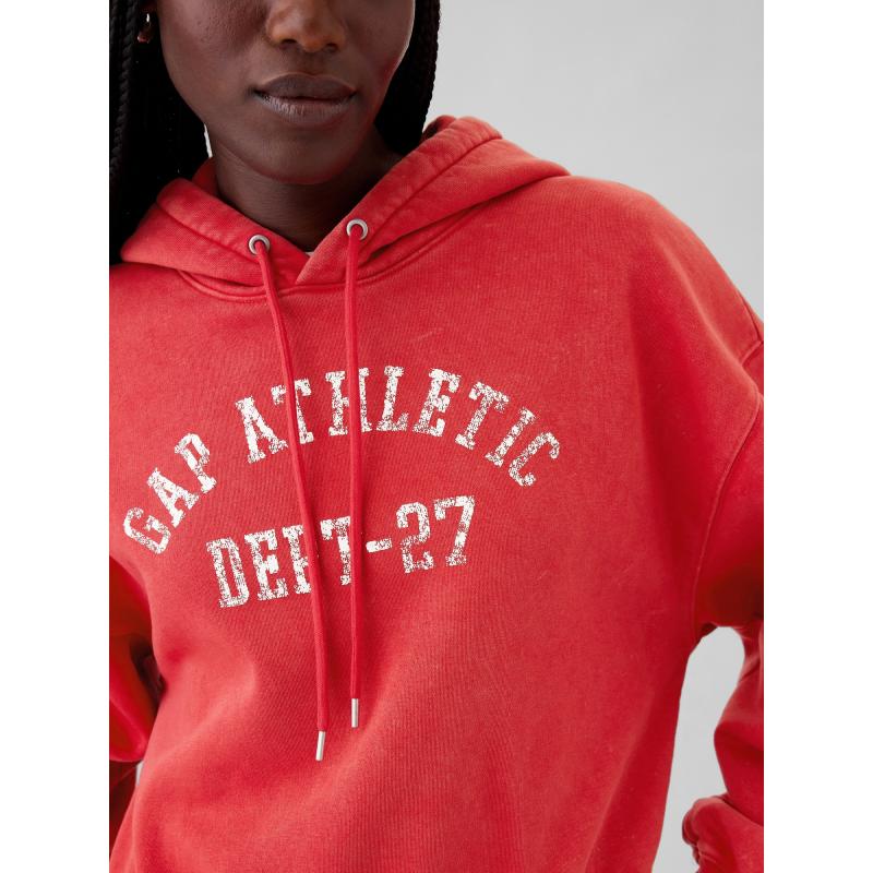 Crop pulóver logóval