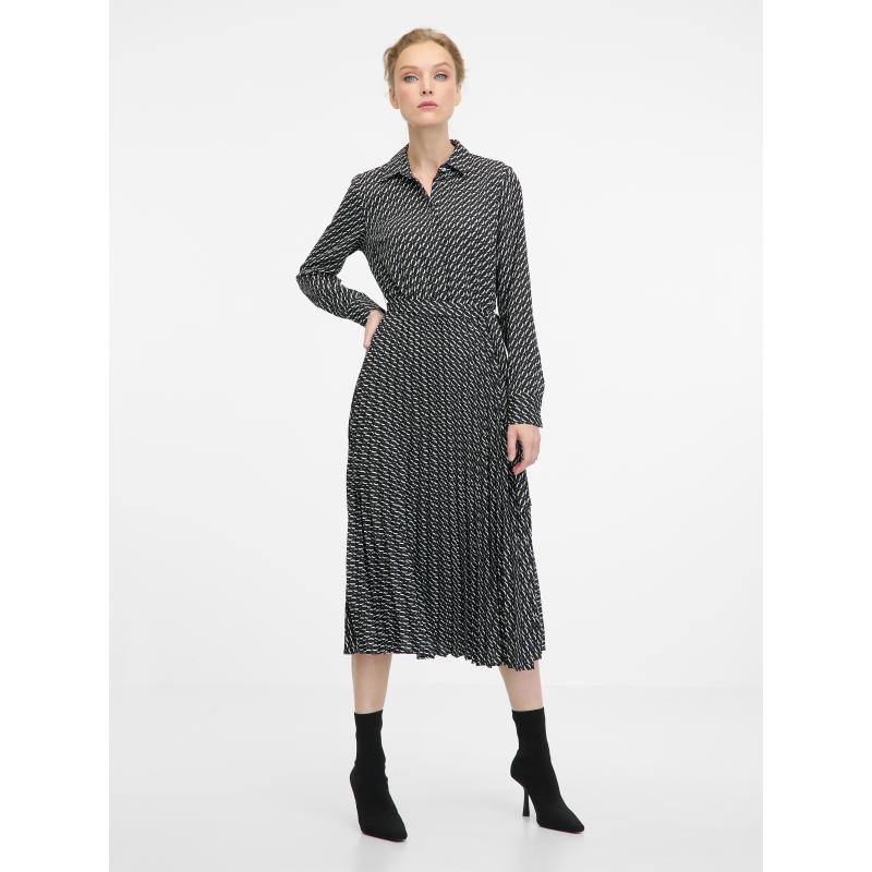 Šedé dámské midi šaty