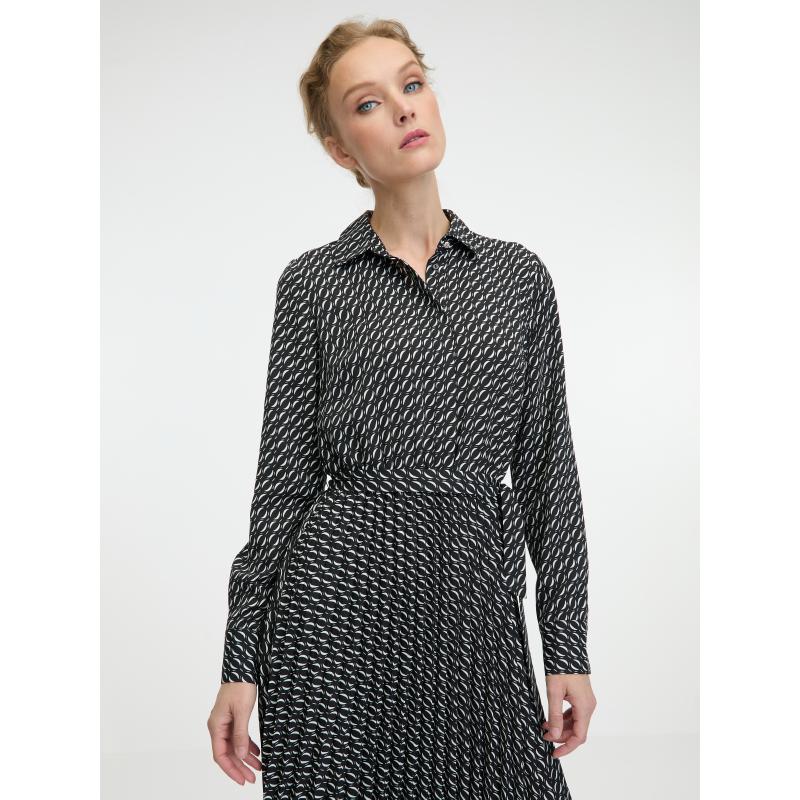 Šedé dámské midi šaty