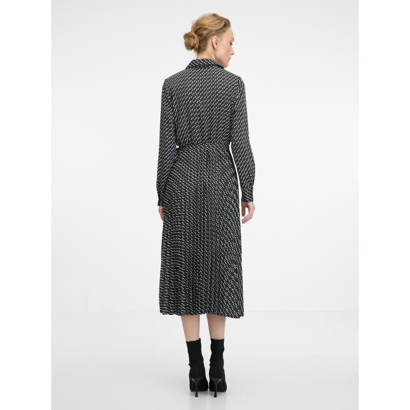 Šedé dámské midi šaty