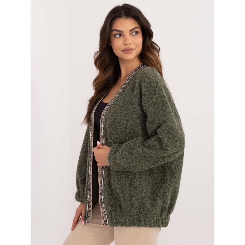 Dámský kardigan khaki 