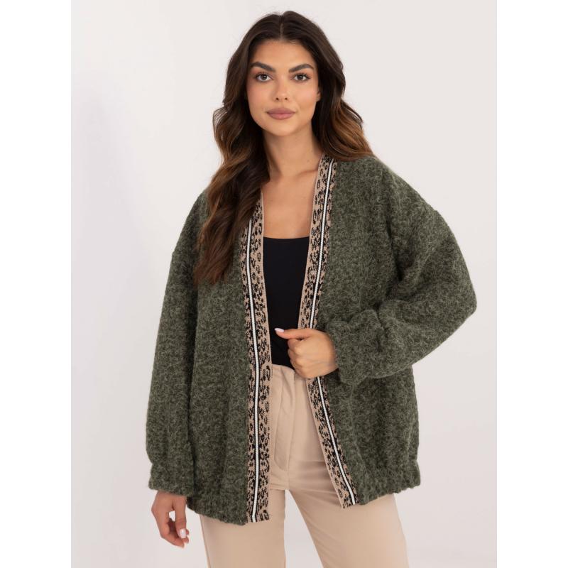 Dámský kardigan khaki 