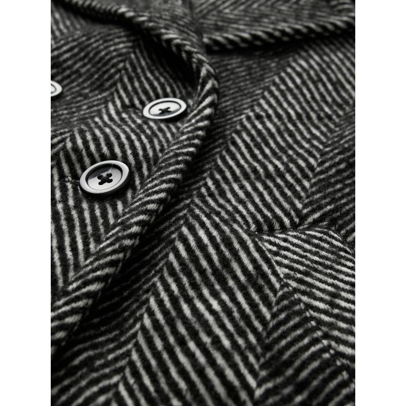 Baba tweed kabát gyapjúkeverékkel