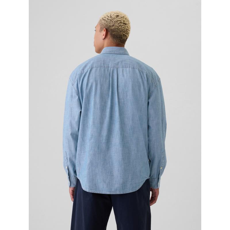 Chambray košile s logem