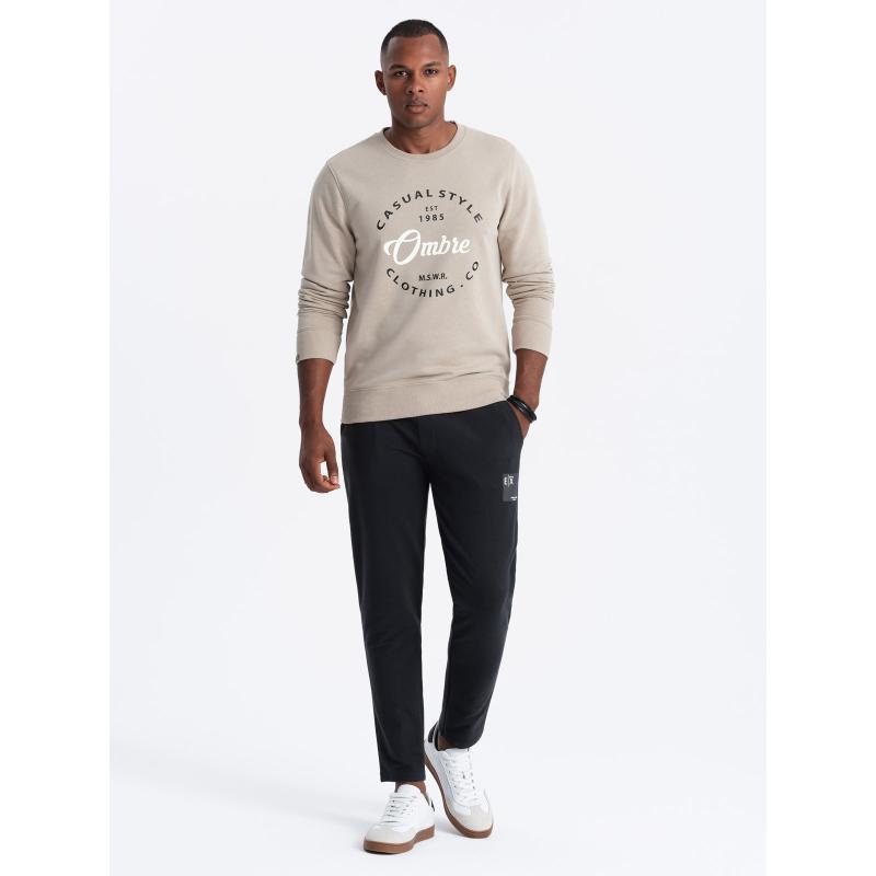 Pánské tepláky s logem černé 