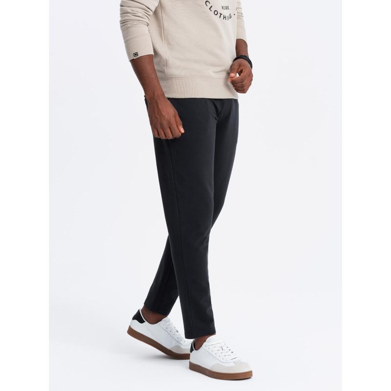 Pánské tepláky s logem černé 