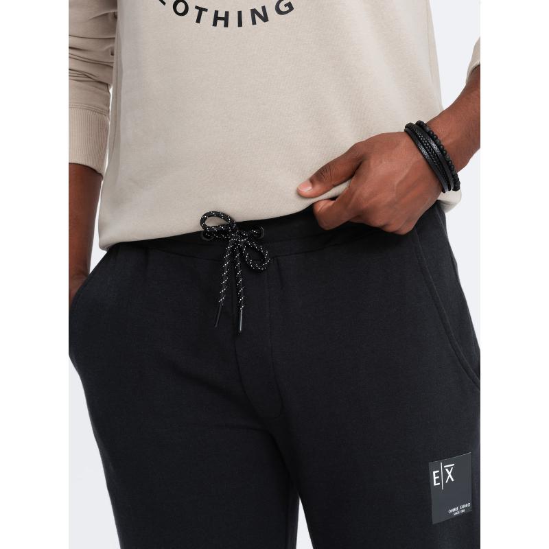 Pánské tepláky s logem černé 