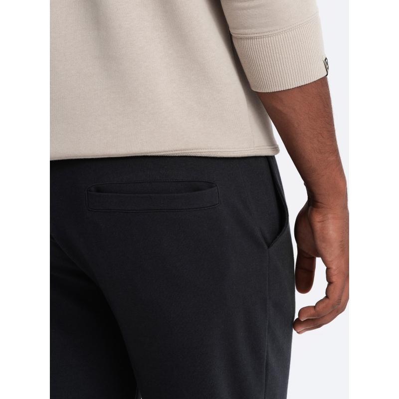 Pánské tepláky s logem černé 