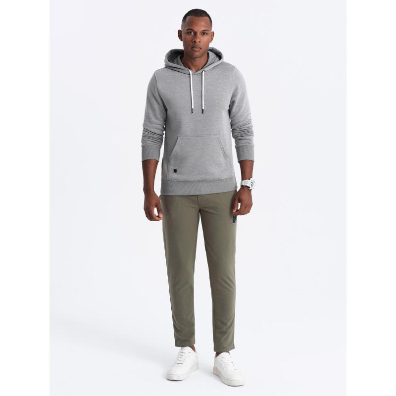 Pánské tepláky s logem olivové 