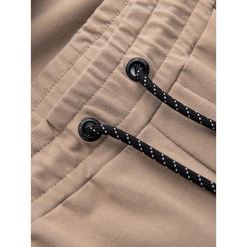 Férfi logós melegítőnadrág barna színben