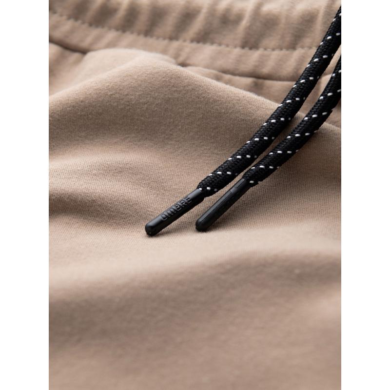 Férfi logós melegítőnadrág barna színben