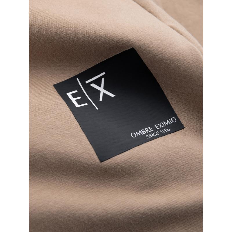 Férfi logós melegítőnadrág barna színben