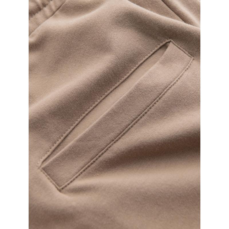 Férfi logós melegítőnadrág barna színben