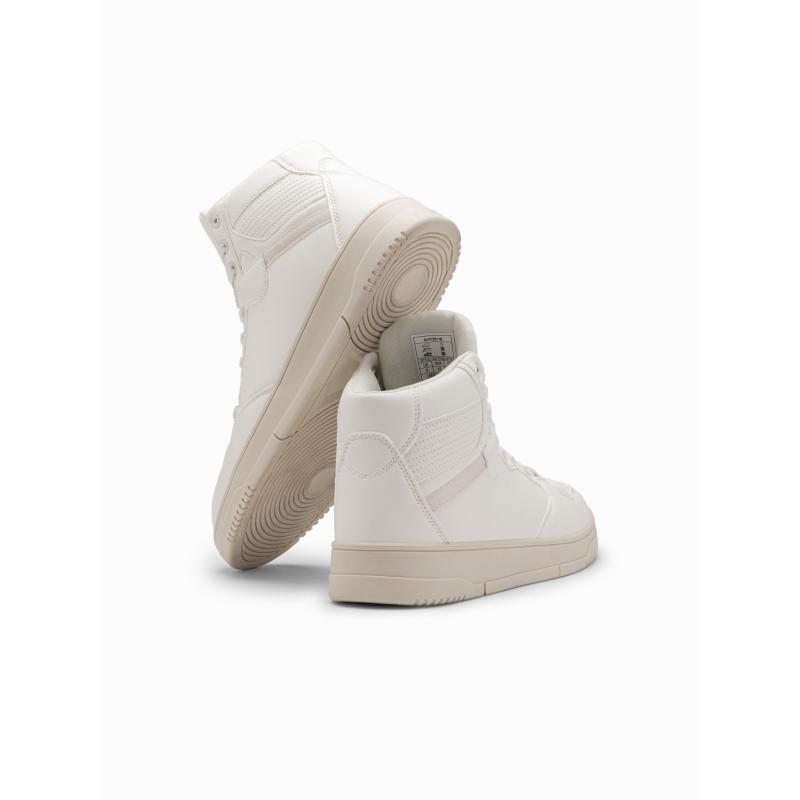 Pánské vysoké tenisky bílé 