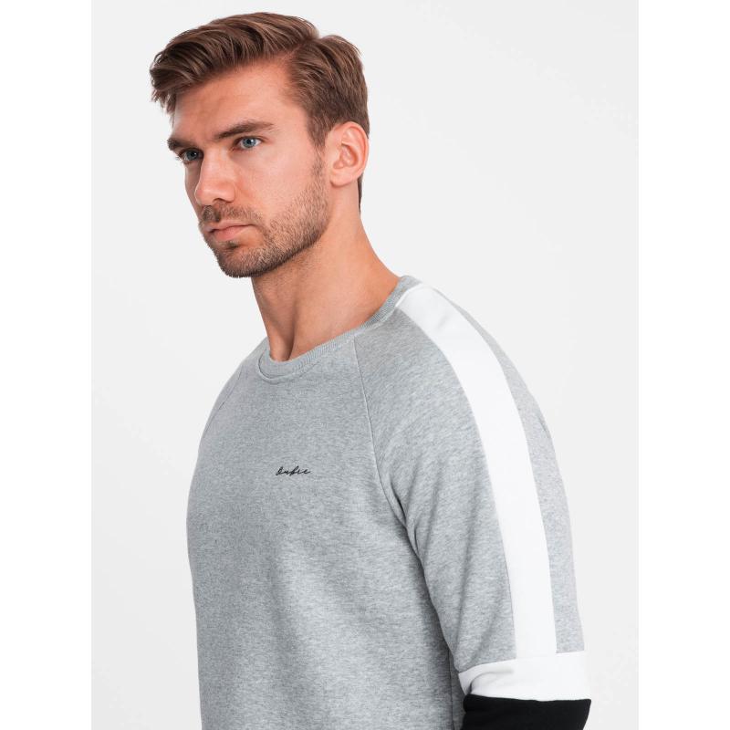 Férfi raglan ujjú melegítőfelső szürke