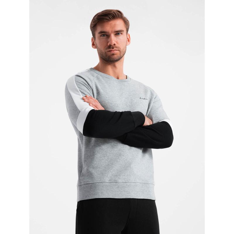 Férfi raglan ujjú melegítőfelső szürke