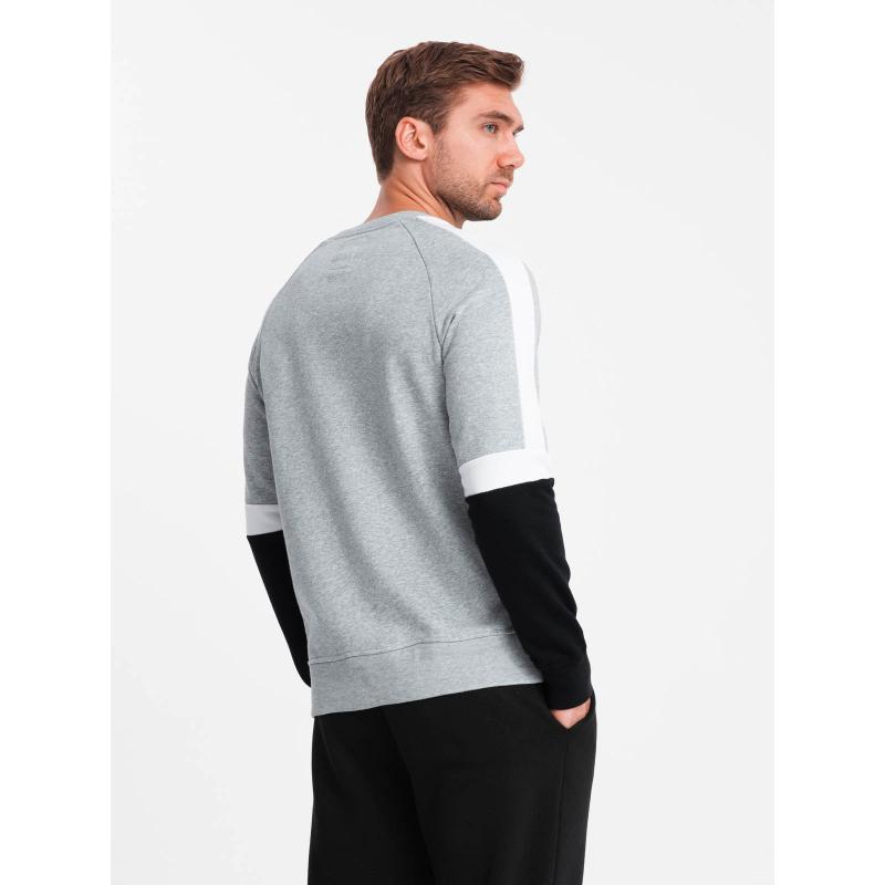 Férfi raglan ujjú melegítőfelső szürke