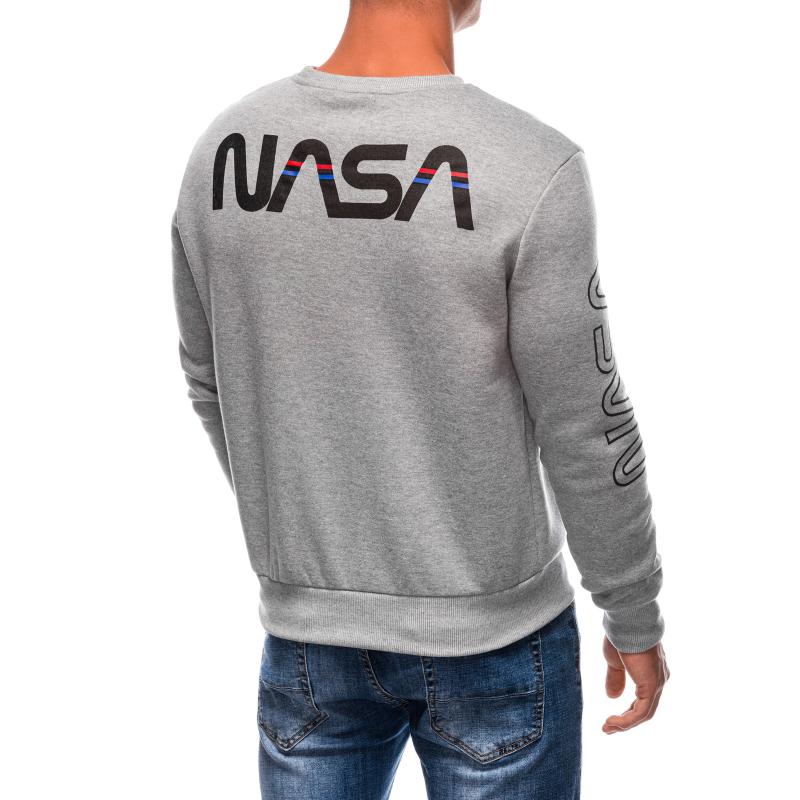 Pánská mikina B1685 šedá