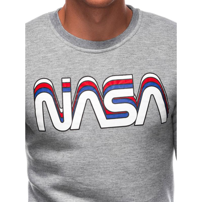 Pánská mikina B1686 šedá