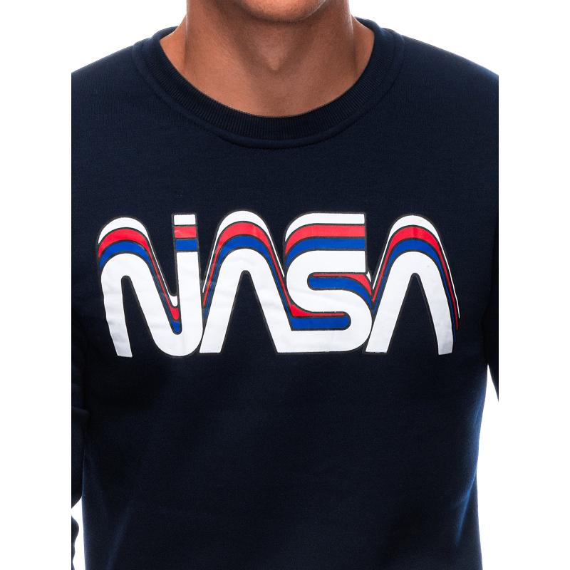 Pánská mikina B1686 tmavě modrá