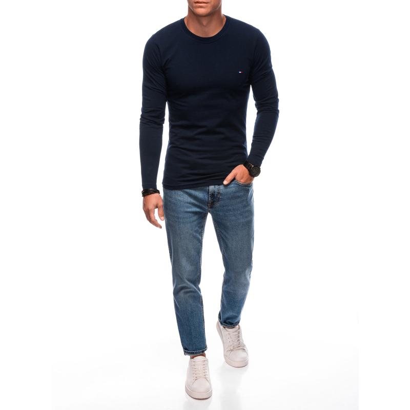 Pánská mikina s potiskem a dlouhým rukávem L170 navy blue