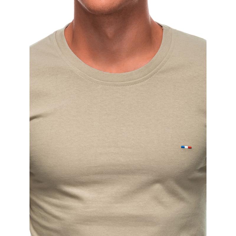 Pánský dlouhý rukáv s potiskem L170 béžový