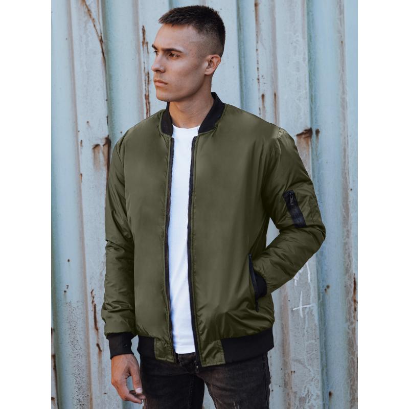 Férfi bomberdzseki zöld