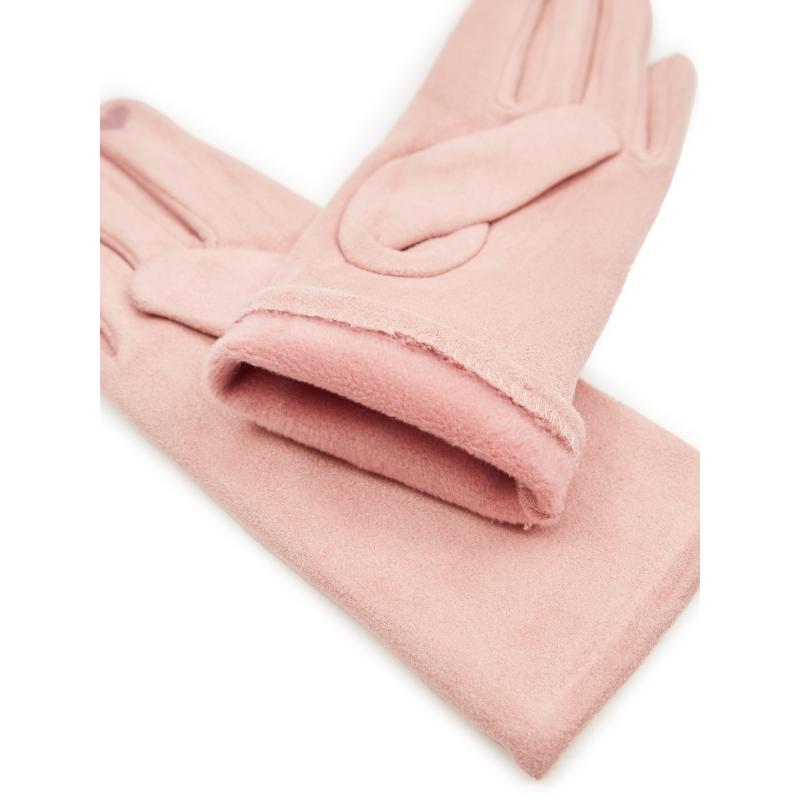 Růžové dámská rukavice