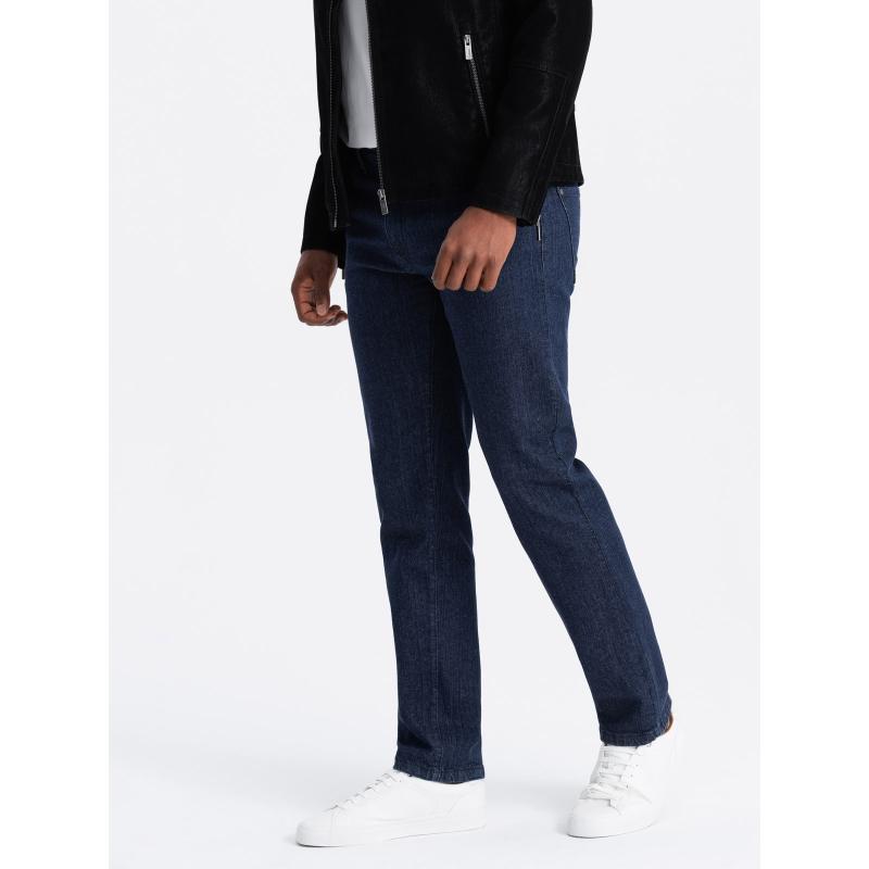 Pánské klasické džínové kalhoty REGULAR FIT - indigo