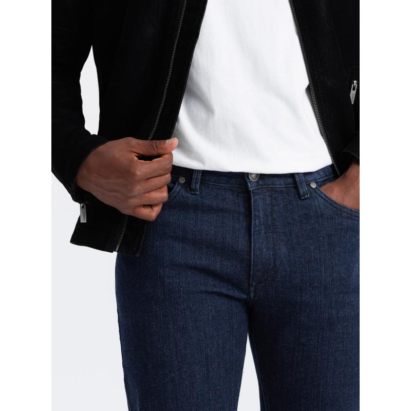 Pánské klasické džínové kalhoty REGULAR FIT - indigo
