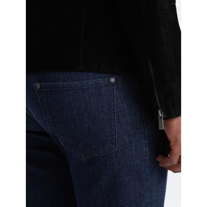 Pánské klasické džínové kalhoty REGULAR FIT - indigo