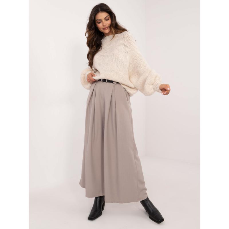 Ecru oversize svetr se širokými rukávy OCH BELLA