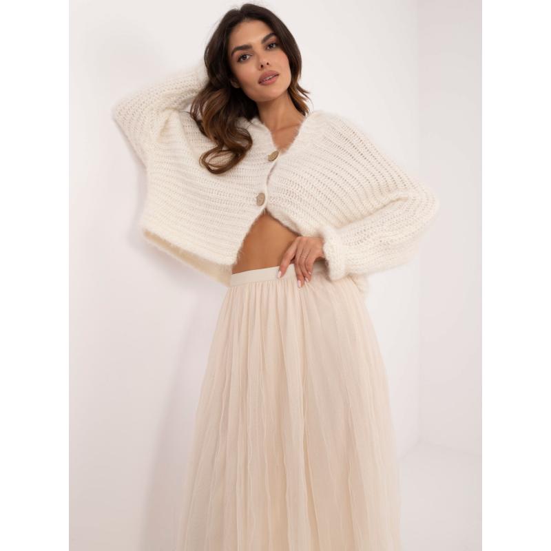 Bézs tüllszoknya béléssel