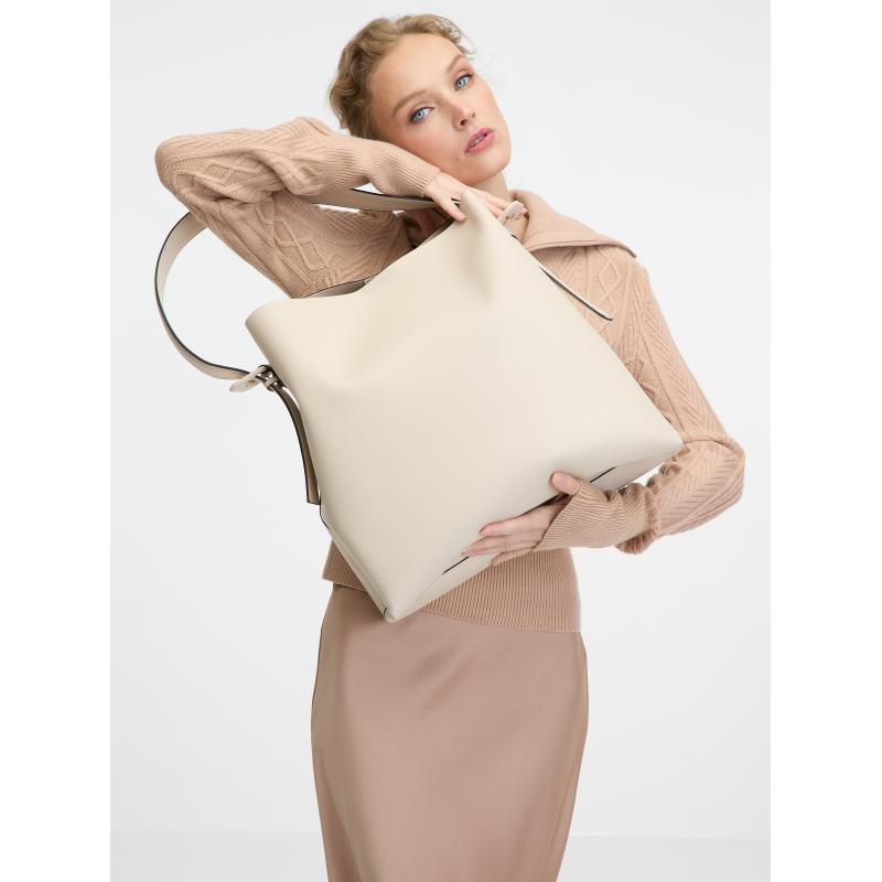 Béžová dámská kabelka