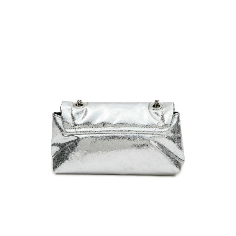 Stříbrná dámská kabelka