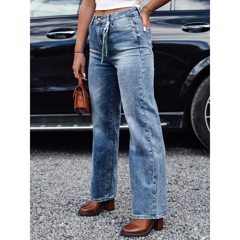 Dámské džíny se širokými nohavicemi CITYBLUES modré