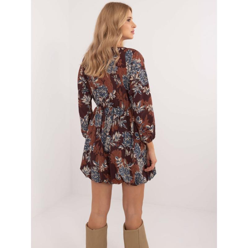 Barna bomberruha mintás mintával