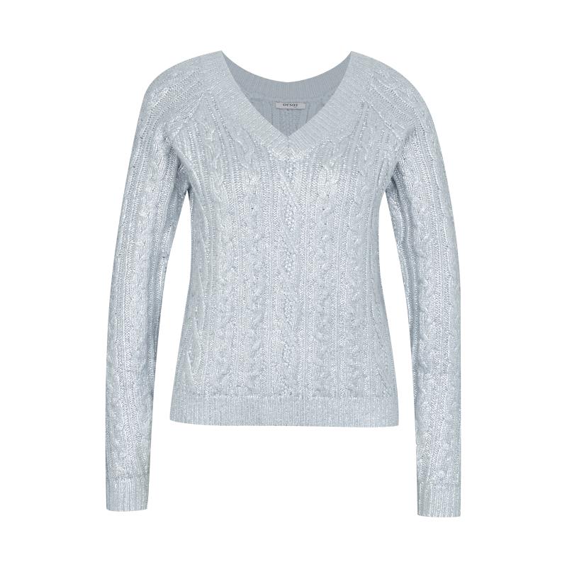 Ezüst női pulóver