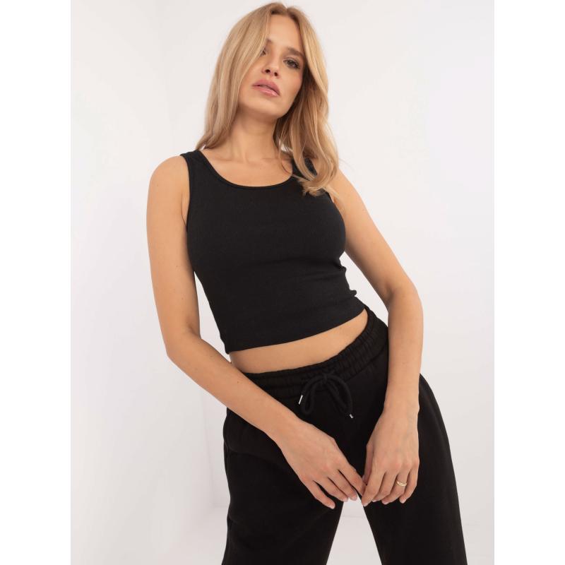 Čierny dámsky základný komplet s oversize strihom