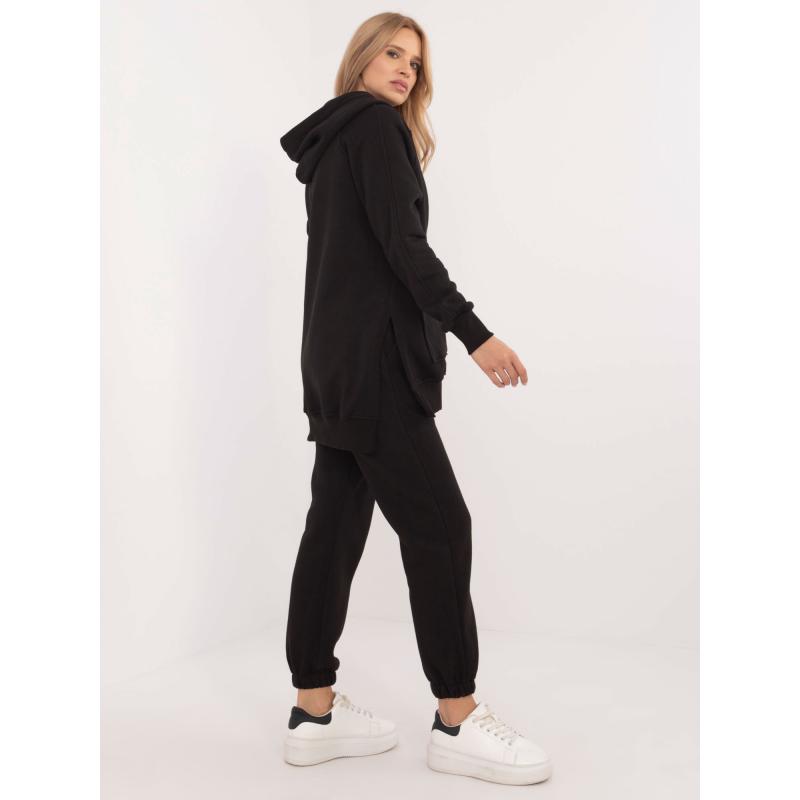Čierny dámsky základný komplet s oversize strihom
