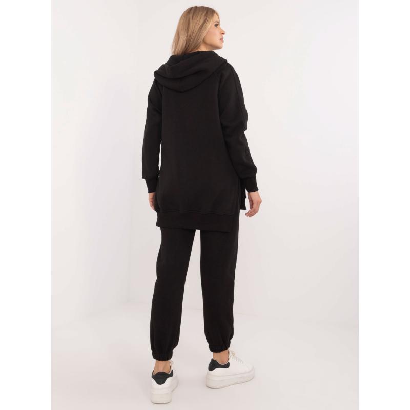 Čierny dámsky základný komplet s oversize strihom