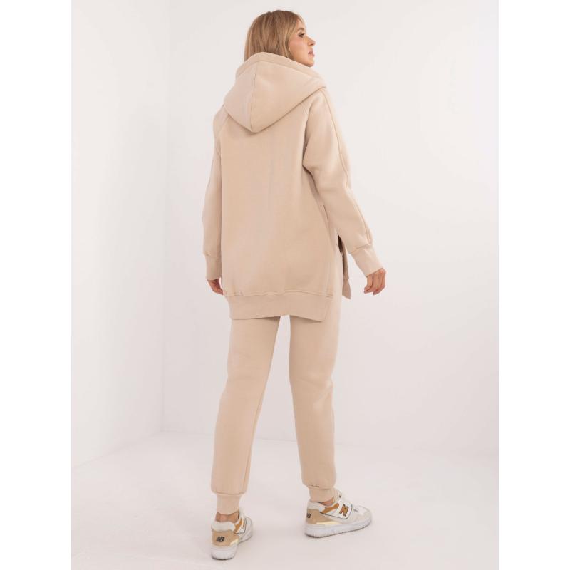 Béžová zateplená tepláková souprava