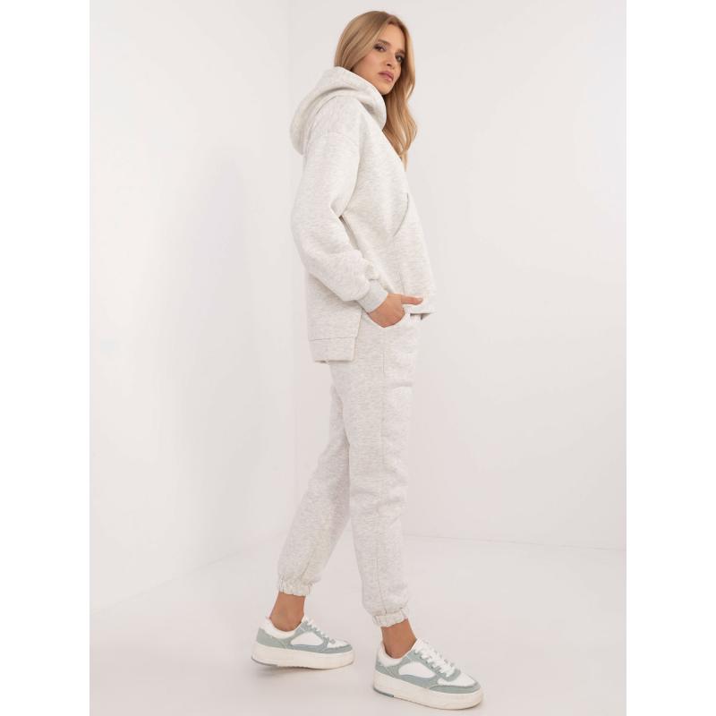 Šedá dámská základní souprava oversize