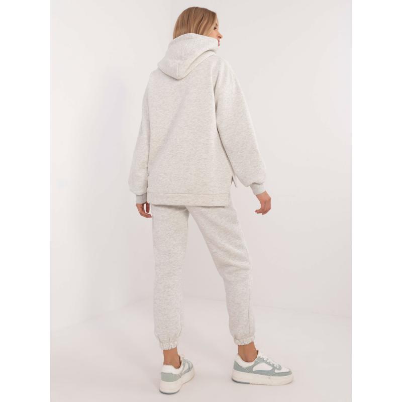 Šedá dámská základní souprava oversize